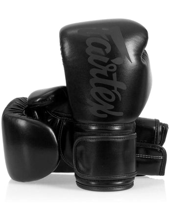 Fairtex BGV14 Black Muay Thai Boxing Glove - Fairtex Store