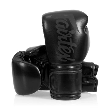 Fairtex BGV14 Black Muay Thai Boxing Glove - Fairtex Store
