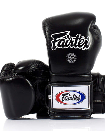 Fairtex BGV9 Black Muay Thai Boxing Glove - Fairtex Store