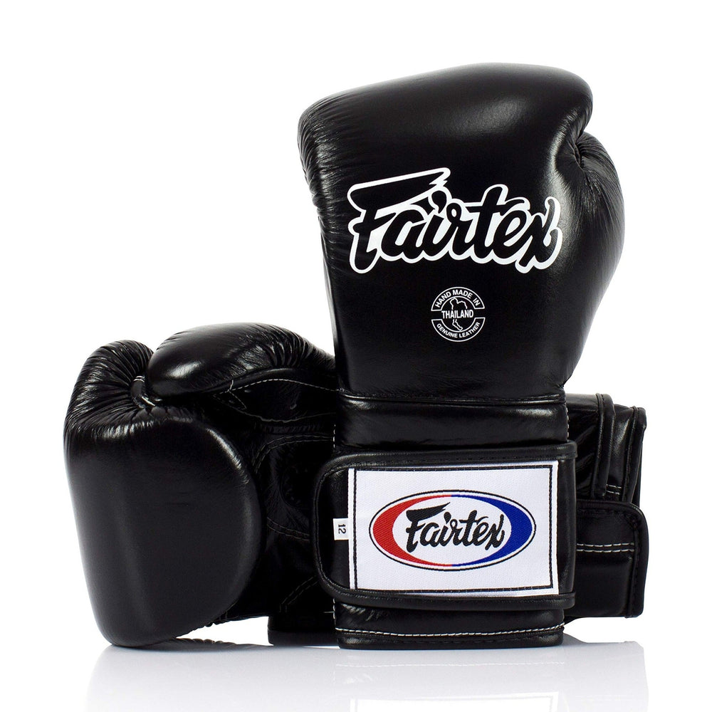 Fairtex BGV9 Black Muay Thai Boxing Glove - Fairtex Store