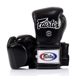 Fairtex BGV9 Black Muay Thai Boxing Glove - Fairtex Store