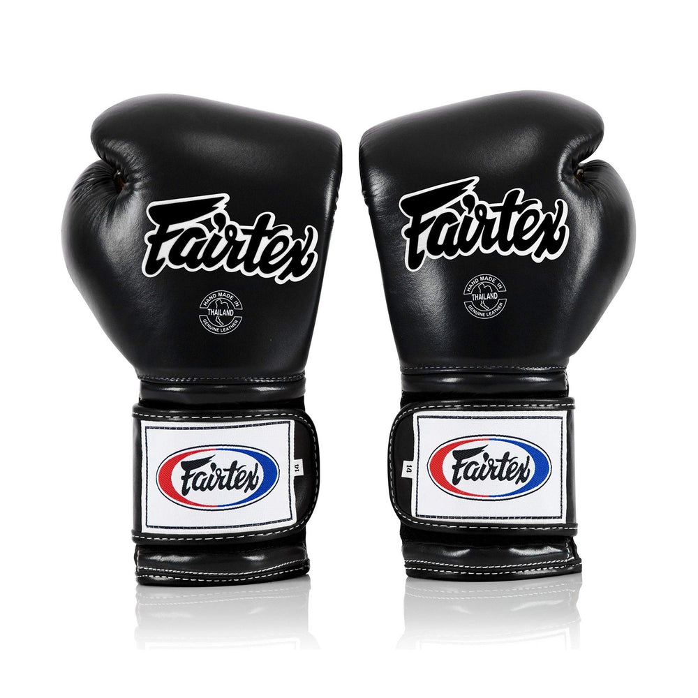 Fairtex BGV9 Black Muay Thai Boxing Glove - Fairtex Store