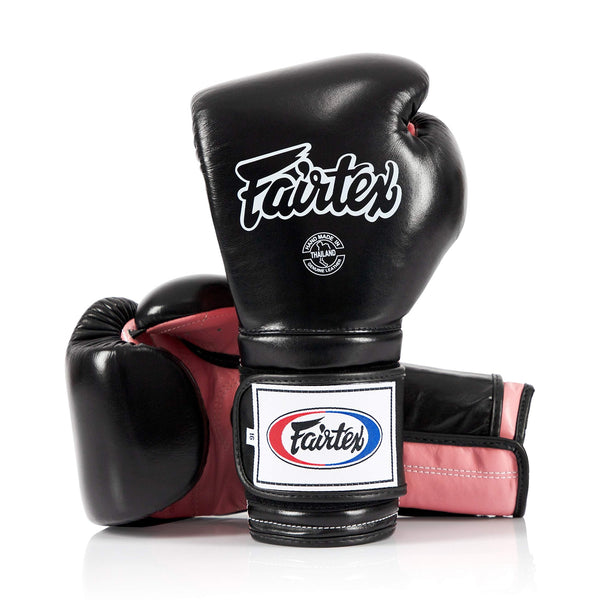 Fairtex BGV9 Mexican Style Black Pink Muay Thai Boxing Glove - Heavy H