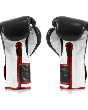 Fairtex BGV9 Black/White/Red Muay Thai Boxing Glove - Fairtex Store