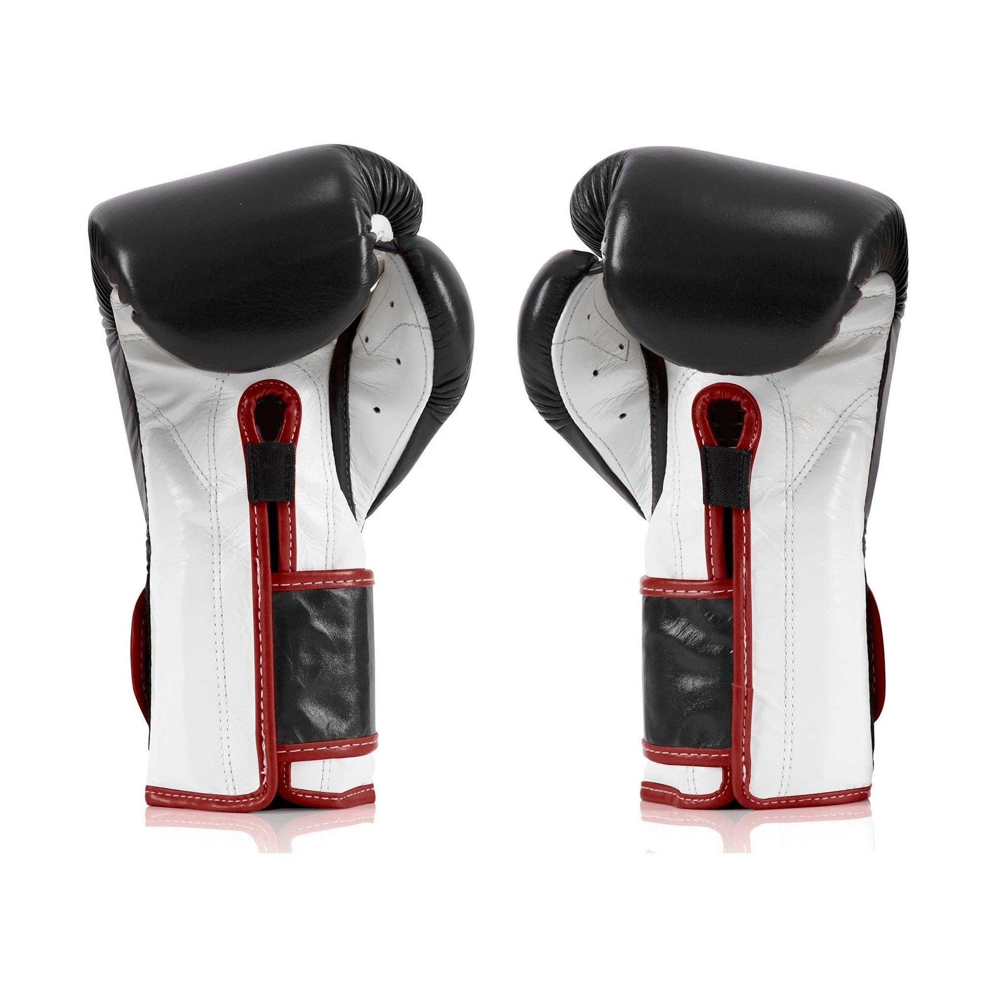 Fairtex BGV9 Black/White/Red Muay Thai Boxing Glove - Fairtex Store