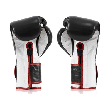 Fairtex BGV9 Black/White/Red Muay Thai Boxing Glove - Fairtex Store