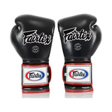 Fairtex BGV9 Black/White/Red Muay Thai Boxing Glove - Fairtex Store