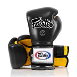 Fairtex BGV9 Black Yellow Muay Thai Boxing Glove - Fairtex Store