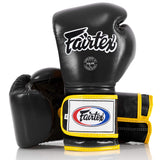 Fairtex BGV9 Black Yellow Muay Thai Boxing Glove - Fairtex Store