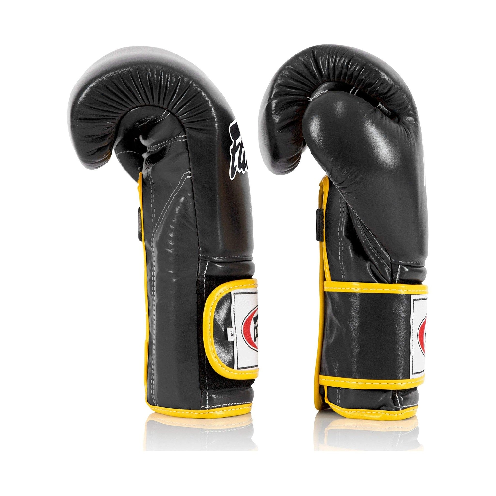 Fairtex BGV9 Black Yellow Muay Thai Boxing Glove - Fairtex Store