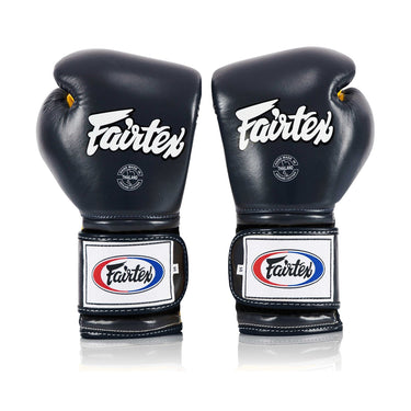 Fairtex BGV9 Blue Yellow Blue Muay Thai Boxing Glove - Fairtex Store