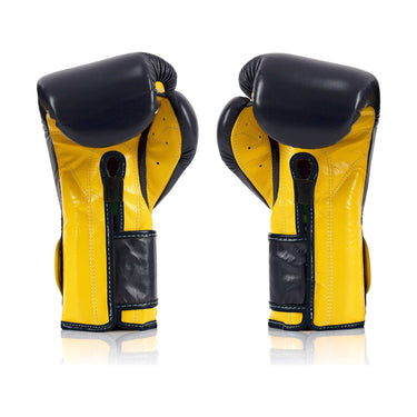Fairtex BGV9 Blue Yellow Blue Muay Thai Boxing Glove - Fairtex Store