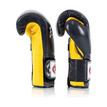Fairtex BGV9 Blue Yellow Blue Muay Thai Boxing Glove - Fairtex Store
