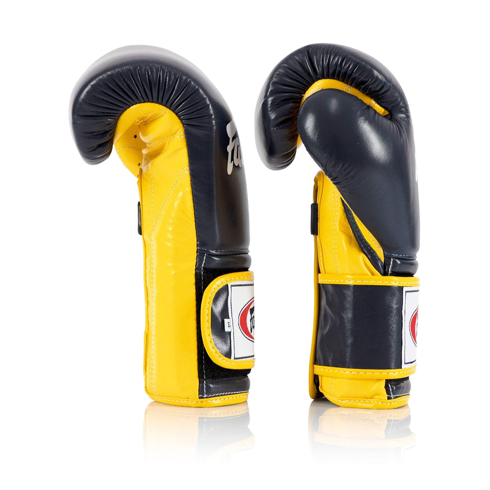 Fairtex BGV9 Blue Yellow Muay Thai Boxing Glove - Fairtex Store