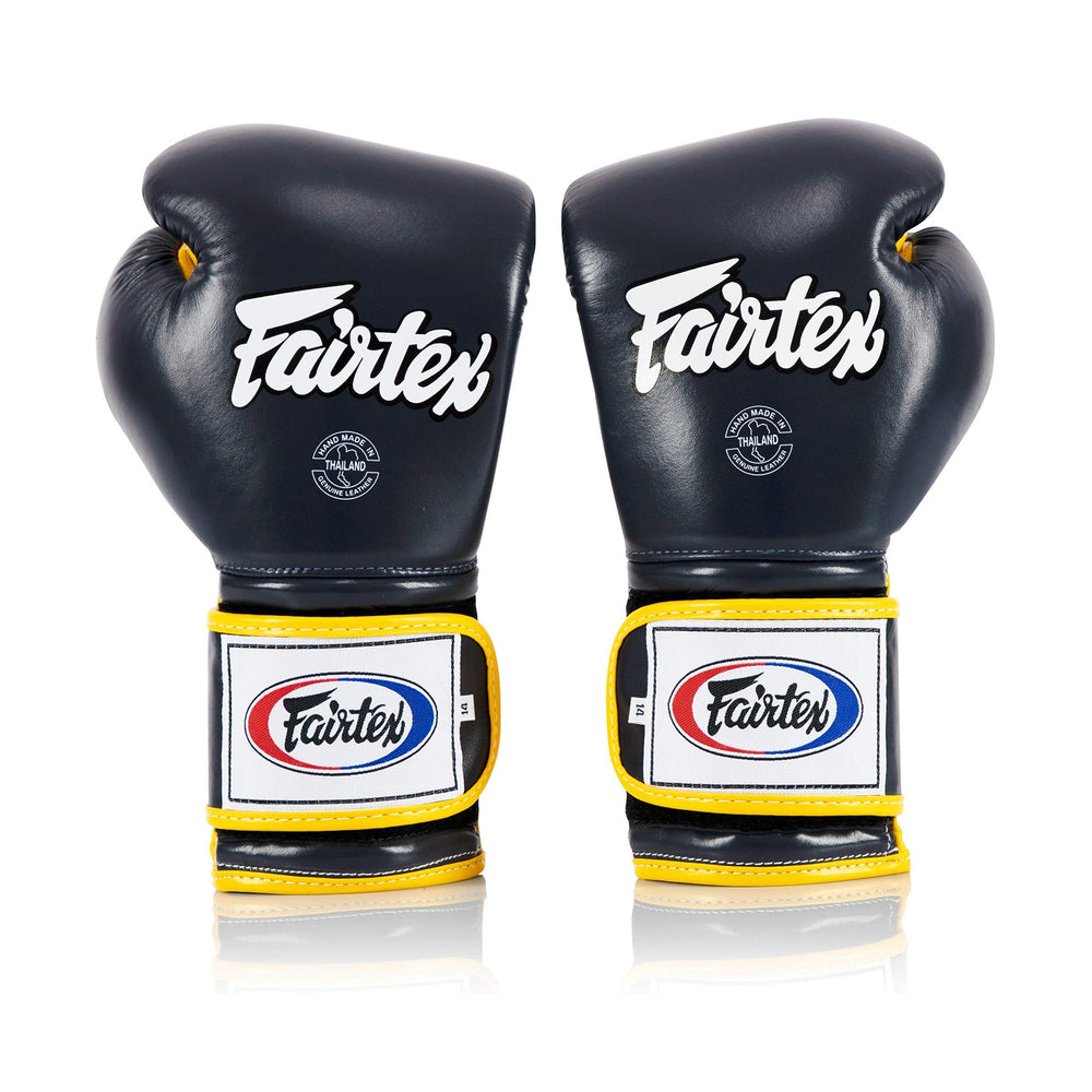 Fairtex BGV9 Blue Yellow Muay Thai Boxing Glove - Fairtex Store