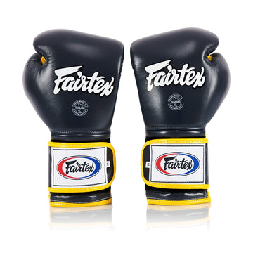 Fairtex BGV9 Blue Yellow Muay Thai Boxing Glove - Fairtex Store