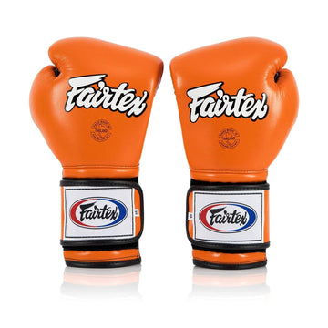 Fairtex BGV9 Orange Black Muay Thai Boxing Glove - Fairtex Store