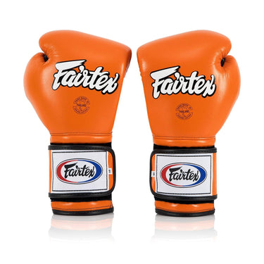 Fairtex BGV9 Orange Black Muay Thai Boxing Glove - Fairtex Store