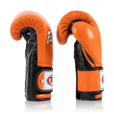 Fairtex BGV9 Orange Black Muay Thai Boxing Glove - Fairtex Store