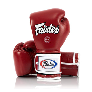Fairtex BGV9 Red White Muay Thai Boxing Glove - Fairtex Store
