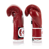 Fairtex BGV9 Red White Muay Thai Boxing Glove - Fairtex Store