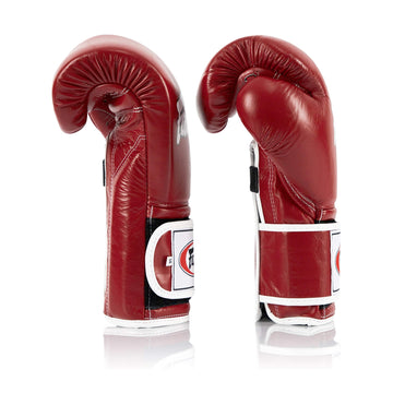 Fairtex BGV9 Red White Muay Thai Boxing Glove - Fairtex Store