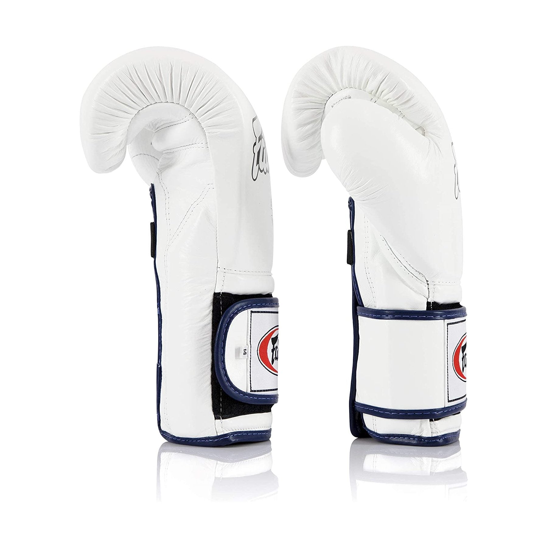 Fairtex BGV9 White Blue Muay Thai Boxing Glove - Fairtex Store