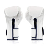 Fairtex BGV9 White Blue Muay Thai Boxing Glove - Fairtex Store