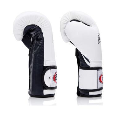 Fairtex BGV9 White Blue Palm Muay Thai Boxing Glove - Fairtex Store