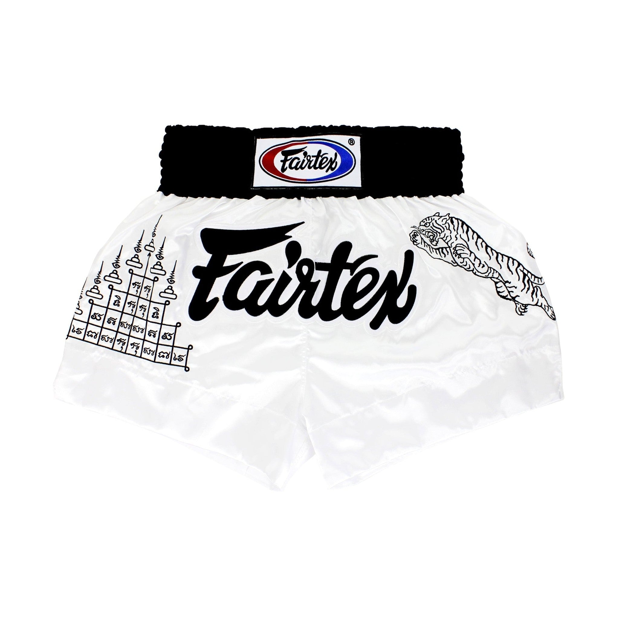 Fairtex Superstitious White Muay Thai Boxing Short - Fairtex Store