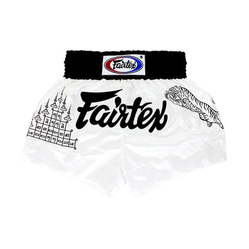 Fairtex Superstitious White Muay Thai Boxing Short - Fairtex Store