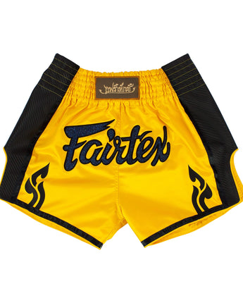 Fairtex Yellow Slim Cut Muay Thai Boxing Short - Fairtex Store