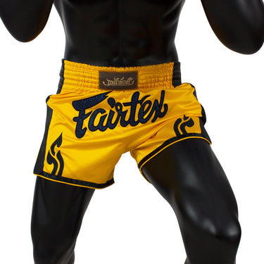 Fairtex Yellow Slim Cut Muay Thai Boxing Short - Fairtex Store