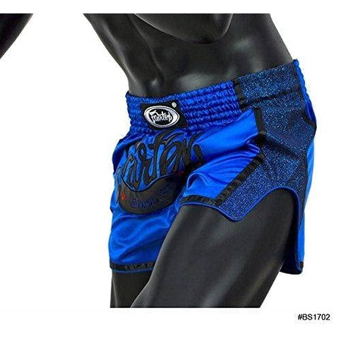 Fairtex Blue Slim Cut Muay Thai Boxing Short - Fairtex Store