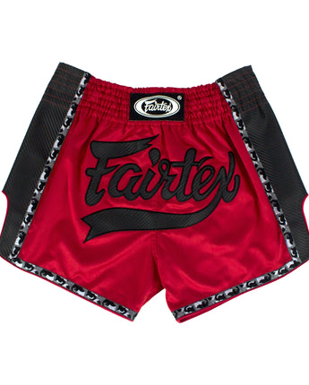 Fairtex Red Slim Cut Muay Thai Boxing Short - Fairtex Store