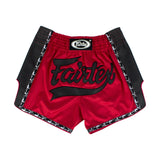 Fairtex Red Slim Cut Muay Thai Boxing Short - Fairtex Store