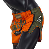 Fairtex Orange Slim Cut Muay Thai Boxing Short - Fairtex Store