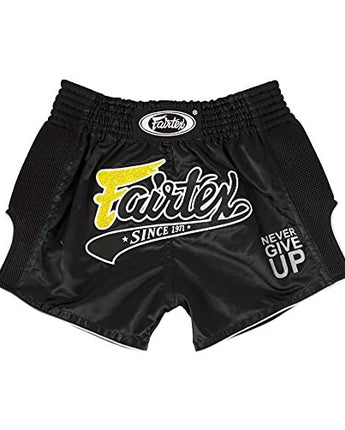 Fairtex Black Slim Cut Muay Thai Boxing Short - Fairtex Store