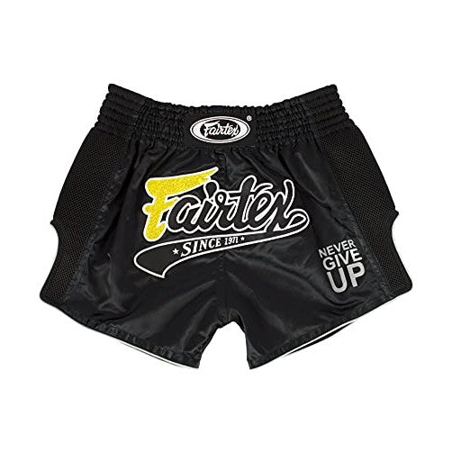 Fairtex Black Slim Cut Muay Thai Boxing Short - Fairtex Store