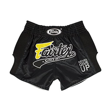 Fairtex Black Slim Cut Muay Thai Boxing Short - Fairtex Store