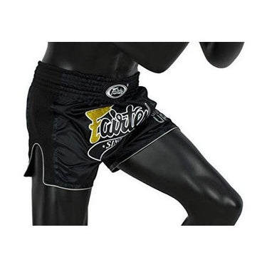Fairtex Black Slim Cut Muay Thai Boxing Short - Fairtex Store