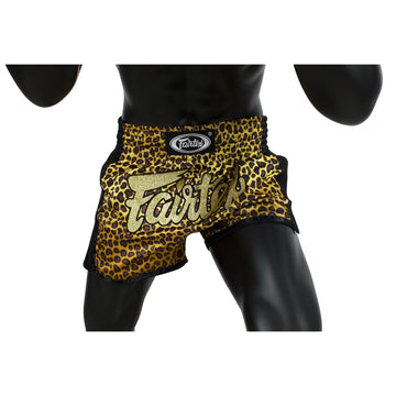 Fairtex Leopard Slim Cut Muay Thai Boxing Short - Fairtex Store