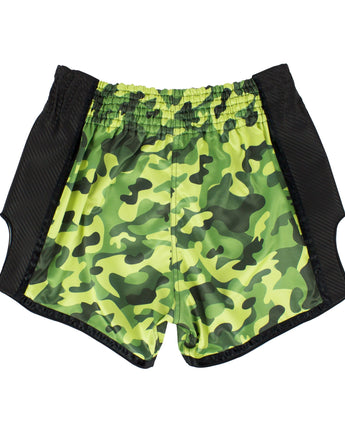 Fairtex Green Camo Slim Cut Muay Thai Boxing Short - Fairtex Store