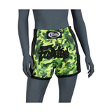 Fairtex Green Camo Slim Cut Muay Thai Boxing Short - Fairtex Store