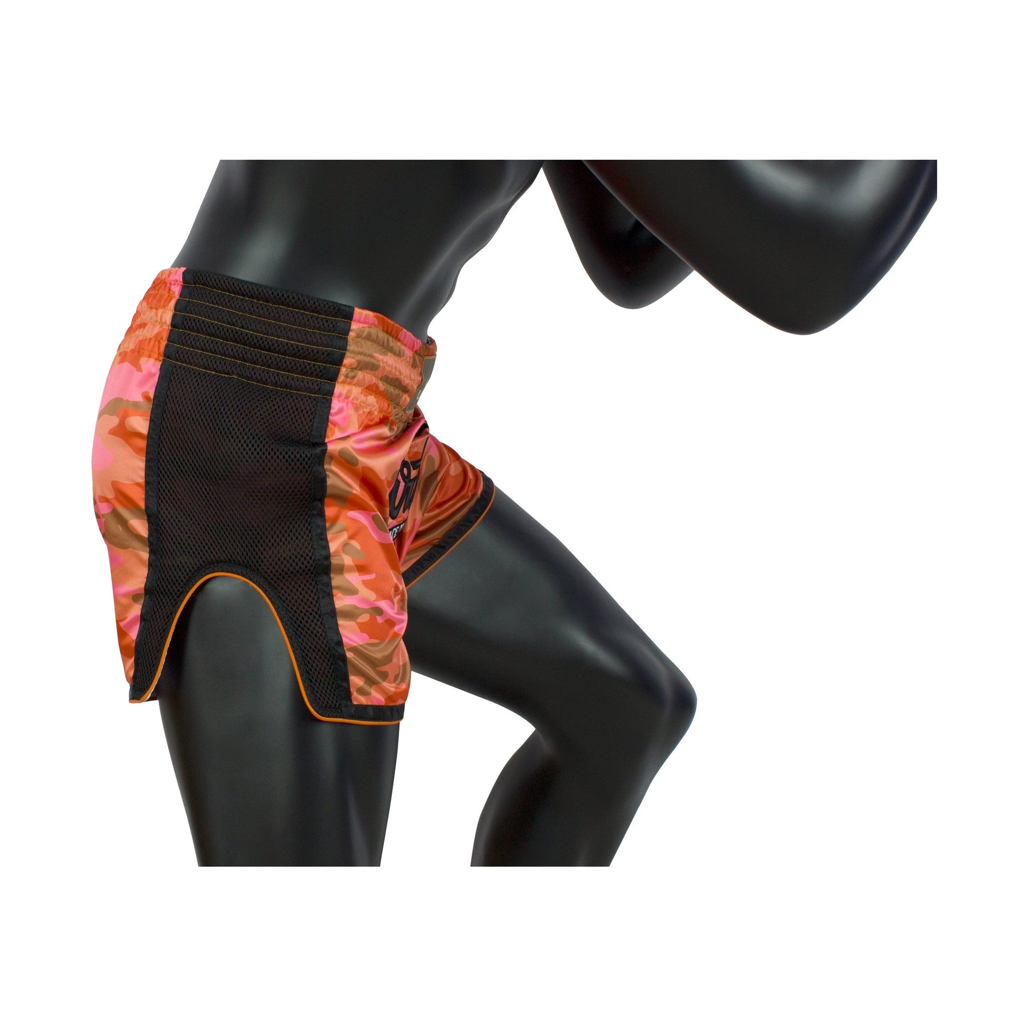 Fairtex Orange Camo Slim Cut Muay Thai Boxing Short - Fairtex Store