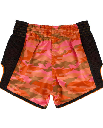 Fairtex Orange Camo Slim Cut Muay Thai Boxing Short - Fairtex Store