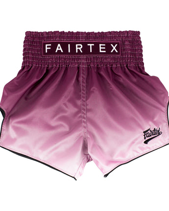 Fairtex Maroon Fade Slim Cut Muay Thai Boxing Short - Fairtex Store