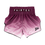 Fairtex Maroon Fade Slim Cut Muay Thai Boxing Short - Fairtex Store