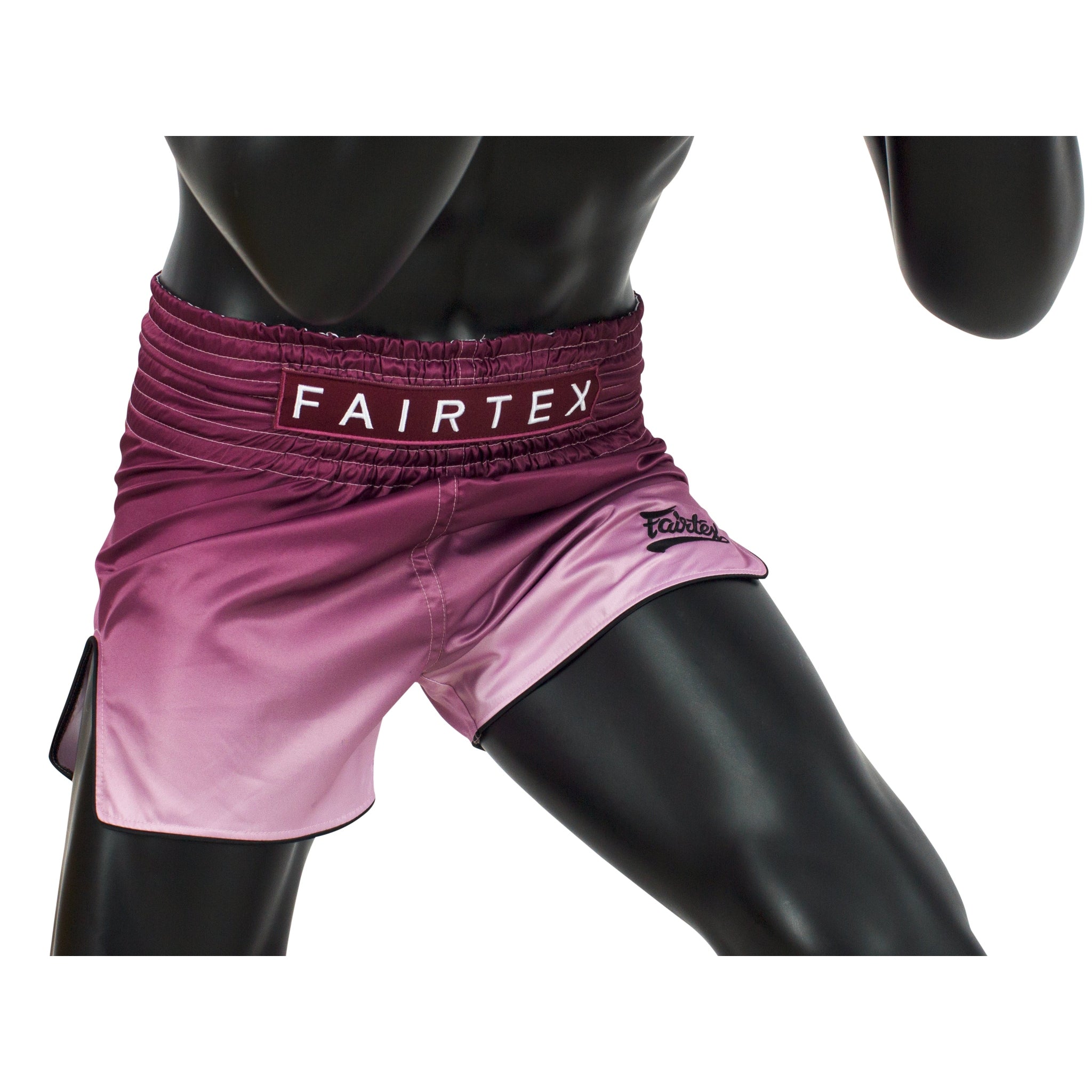 Fairtex Maroon Fade Slim Cut Muay Thai Boxing Short - Fairtex Store