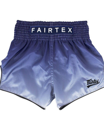 Fairtex Blue Fade Slim Cut Muay Thai Boxing Short - Fairtex Store
